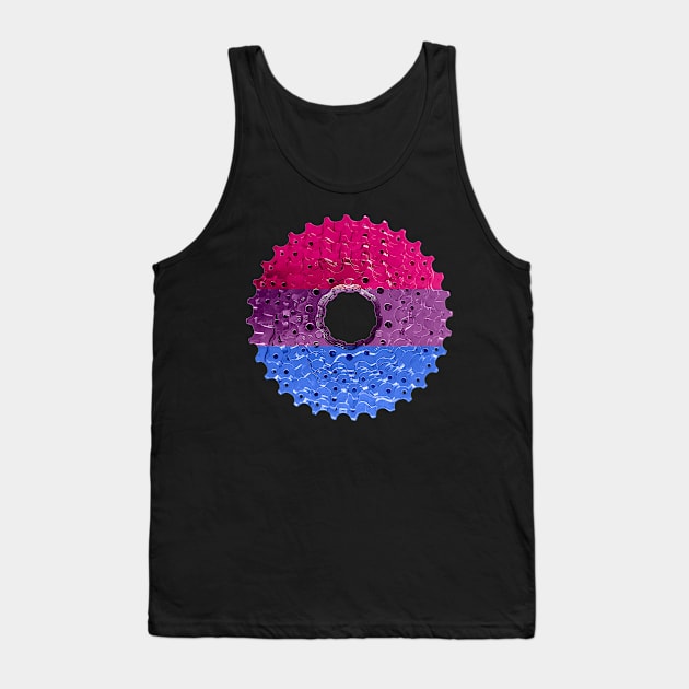 Bisexual Pride Bicycle Cassette Tank Top by NeddyBetty